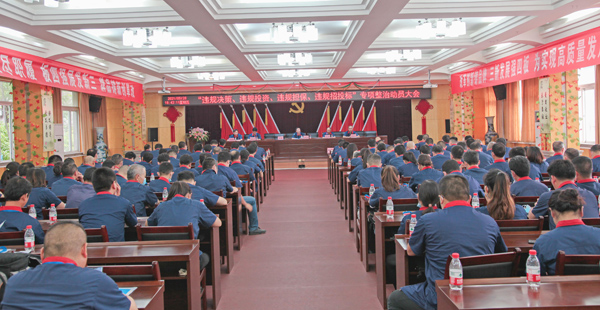 公司召開“違規(guī)決策、違規(guī)投資、違規(guī)擔(dān)保、違規(guī)招投標(biāo)”專項整治動員大會